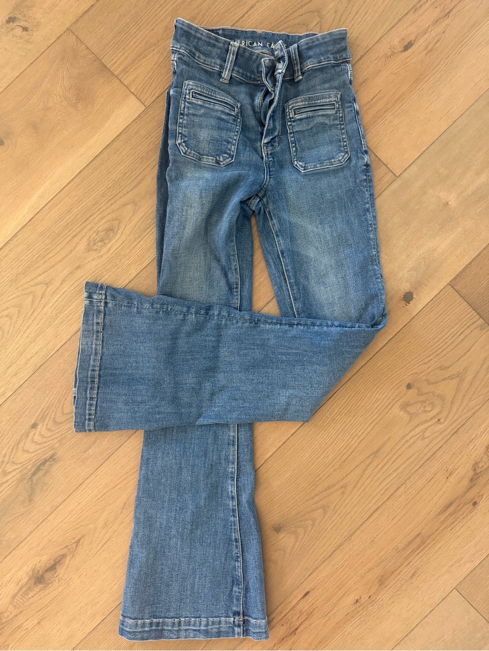 American Eagle Outfitters Medium Blue Flare Jeans
